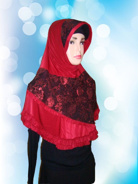 Hijab Instan Merah (DPP)