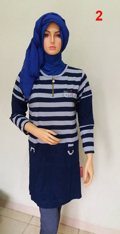  Tunik  Kaos  Garis  INDOFAMILYSHOP COM